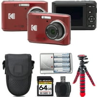 Kodak Pixpro FZ kamera + dodatna baterija + stativ + slučaj -64GB komplet