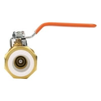 Tebru mesingani kuglični ventil sa dvostrukim PPR vrućim pločicama BSP DN20, DN kuglični ventil, kuglasti
