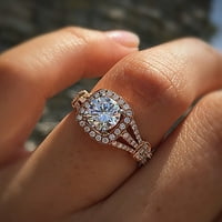 Hanxiulin Diamond Ring Popularni izvrsni prsten jednostavan modni nakit Popularni dodaci