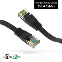 3FT CAT ravni Ethernet mrežni kabel crni, pakovanje