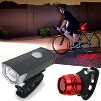 Super Bright USB LED bicikl Biciklističko svjetlo Punjivo svjetlo i zadnja svjetlost
