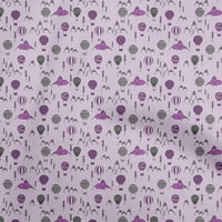 Onuone pamuk fle Purple tkanina djeca prekrivajući zalihe ispisa šivaće tkanine sa dvorištem širom
