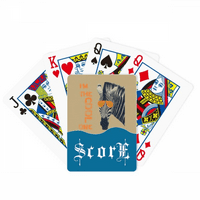 Sunčane naočale Pinto Cool Brown Animal Score Poker igračka karta Inde