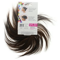 Pop feather wrap - R 30h čokoladni bakar za kosu za žene - omot za kosu