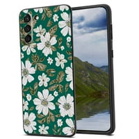 Prilično bijelo-cvijeće-zeleno-estetsko-telefonska futrola, deginirana za Samsung Galaxy S Case Muške