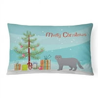 Carolines blaga u. Škotski preklop br. Mačka veseli božićni platneni dekorativni jastuk