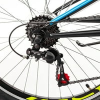 Muški planinski bicikl, aluminijski okvir bicikl s punim ovjesom, 21-brzina, maksimalno opterećenje