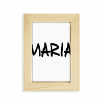 Posebni rukopis engleskog imena Maria Desktop prikaz Foto okvir Slika umjetno slika