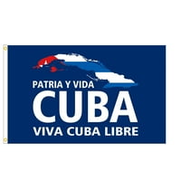 Umitay Kuba zastava Patria y Vida Kubanci Zastava za zastavu na otvorenom na otvorenom, vanjski dekor