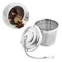 Izložite se začinite od nehrđajućeg čelika Filtriraj prijenosni zakrčni čaj za začinjeni kuglični filter