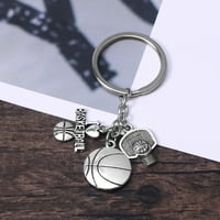 Košarkaška tema Legura sa ključem za ključeve Modni poklon Viseći privjesak Ornament