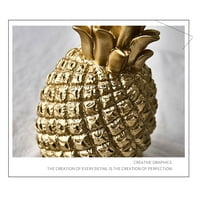 Kreativna moderna smola Ornament u obliku ananasa Poklon Početna Dekoracija radne površine Dekor vjenčanja