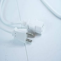 [Ul naveden] Bijeli [30ft] AC kabl za napajanje za TC elektroničke M- Reverb i efekte procesora