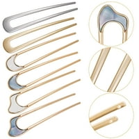 Metalne vilice za kosu u obliku dlaka u obliku francuske zlatne srebrne kose štapići za oblikovanje