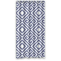 Mohome plavi geometrijski uzorak za zavjese za tuširanje vodootporne poliesterne tkanine za tuširanje