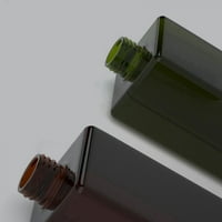 Pravokutna punjenje praznih plastičnih boca - tipa za štampu za kozmetički šampon za tuširanje 250 450