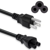 -Geek 5ft prong kabel za napajanje kompatibilan sa Dell Latitude C C C C adapter