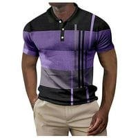 Hanas modni muški vrhovi muške košulje za golf košulja Geometrija od 3D 3D Print vanjskih uličnih kratkih