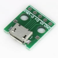 Micro USB za uranjanje ženskih B Tip 5p pretvarač za zavarene čepove
