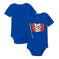 Dojenčad Tiny Turpap Royal Toronto Blue Jays Baseball Flag Bodysuit