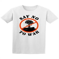 Ne kažete ne nuklearnim ratnim majicama muškarci -Image by shutterstock, muški x-veliki