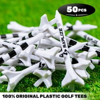 Plastični teže za golf smanjuje trenje i bočne vrpce plastične tinele, bijele boje