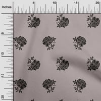 Onuone pamučne svilene crne tkanine cvjetni obrtni projekti Dekor tkanine koji se štampaju široko dvorište