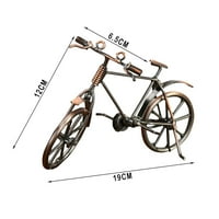 Bowake Bicikl Model zanata od kovanog gvožđa Retro ukrasi za uređenje doma