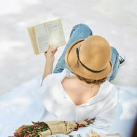 Žene sunčani šešir Čvrsta boja Sklopivi uvijeni rub suncobran kratki rub dame ribar šešira