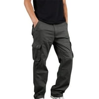 Muški trendy duksevi klasični fit modne ravne golf hlače na otvorenom ulicom jogging hlače