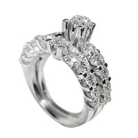 Valentinova ruža Diamond RingNew Diamond Wear za prsten Creative Ringcan Ženski prsten za prsten za