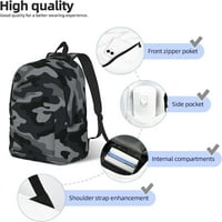 Duduho Video Game Controller Siva pozadina ruksak za ruksak za laptop Pješačka za planinarenje Pješački