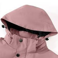 Ženski zimski kaputi Zimski toplini kaput za odmor, otporan na vjetar otporan na rain koji radne odijelo