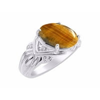 * Rylos jednostavno elegantan prekrasan prsten za oka i dijamantne tigra - novembar roštilj *