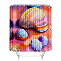 Shell Beach OceanTub Curtains Obne za tuširanje za kupatilo za kupatilo