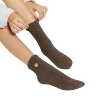 Heiheiup Žene Ležerne čarape Srce Slatko Print Pamuk Uzorak Lady Socks Udobne meke tople zimske čarape