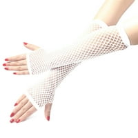 Dame Girls Neon dugih rukavica bez prstenastim rukavima velike elastičnosti rukavice