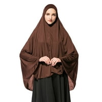 Ženske šal šalove i obnašaju ženski Hhimar spreman da nose duga hijabu sa šal