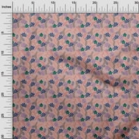 Onuone baršunaste prašnjavice ružičaste tkanine tropske listove quilling zalihe ispisa šivaće tkanine