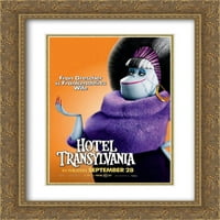 Hotel Transilvania Dvokratni zlatni ukras uokviren filmski poster Art Print