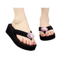 Zodanni Dame Flip Flops Beach Thong sandale Ljetni klin Sandal ženski klizni papuče Udobne cipele Casual