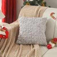GiyBlacko božićni jastuk pokriva božićne navlake 18x18in Božićni ukrasi pruge božićni jastuci zimski