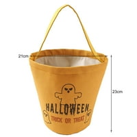 Yasu bombona u obliku bombona Halloween Candy Bag Shap Oblik sablasnim printom Veliki kapacitet kontrast
