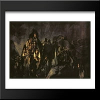 Hodočašće San Isidro Veliki crni drveni viljuškari Francisco Goya