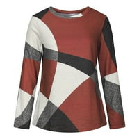 HAWAII dukserica Ženska Crewneck Preveliki pulover Loop Fall Outfits Slatka geometrijska grafička dukserica
