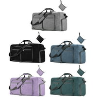 Unise multibuntion sklopiva torba za torbu za duffel sa odjeljkom za obuću, sivom bojom