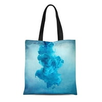 Platnena torba od moguće tote namirnica Torbe za kupovinu Sažetak Plava boja Cloud Cret vode Hemija