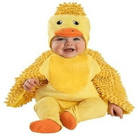 Beba nejasna patka trbuha kostim-žuta - do mjeseci