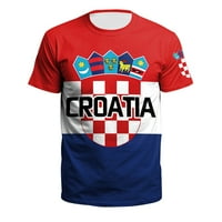 Wekity World Cup Soccer Jersey Muška fudbalska košulja Hrvatska 4xL