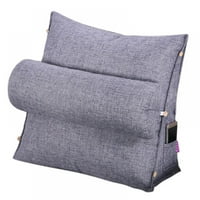 Leonard Premium mekani jastuk za čitanje i krevet s većom podrškom rukom, džepom, jastukom od besplatnog